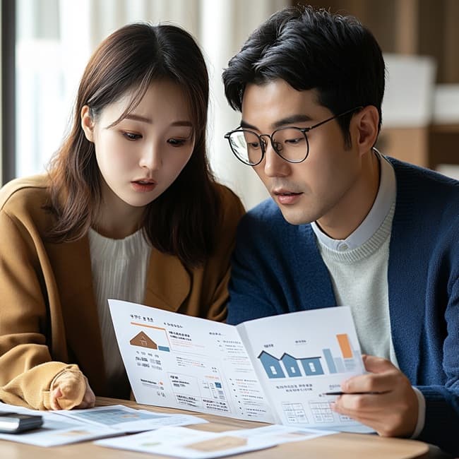 실수요자와 투자자용 부동산 하락장 전략 체크리스트 인포그래픽