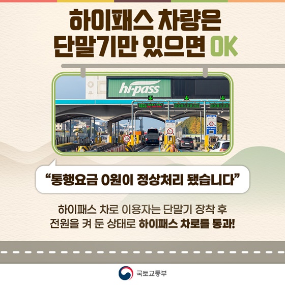 설날 연휴 톨게이트 통행료 면제방법