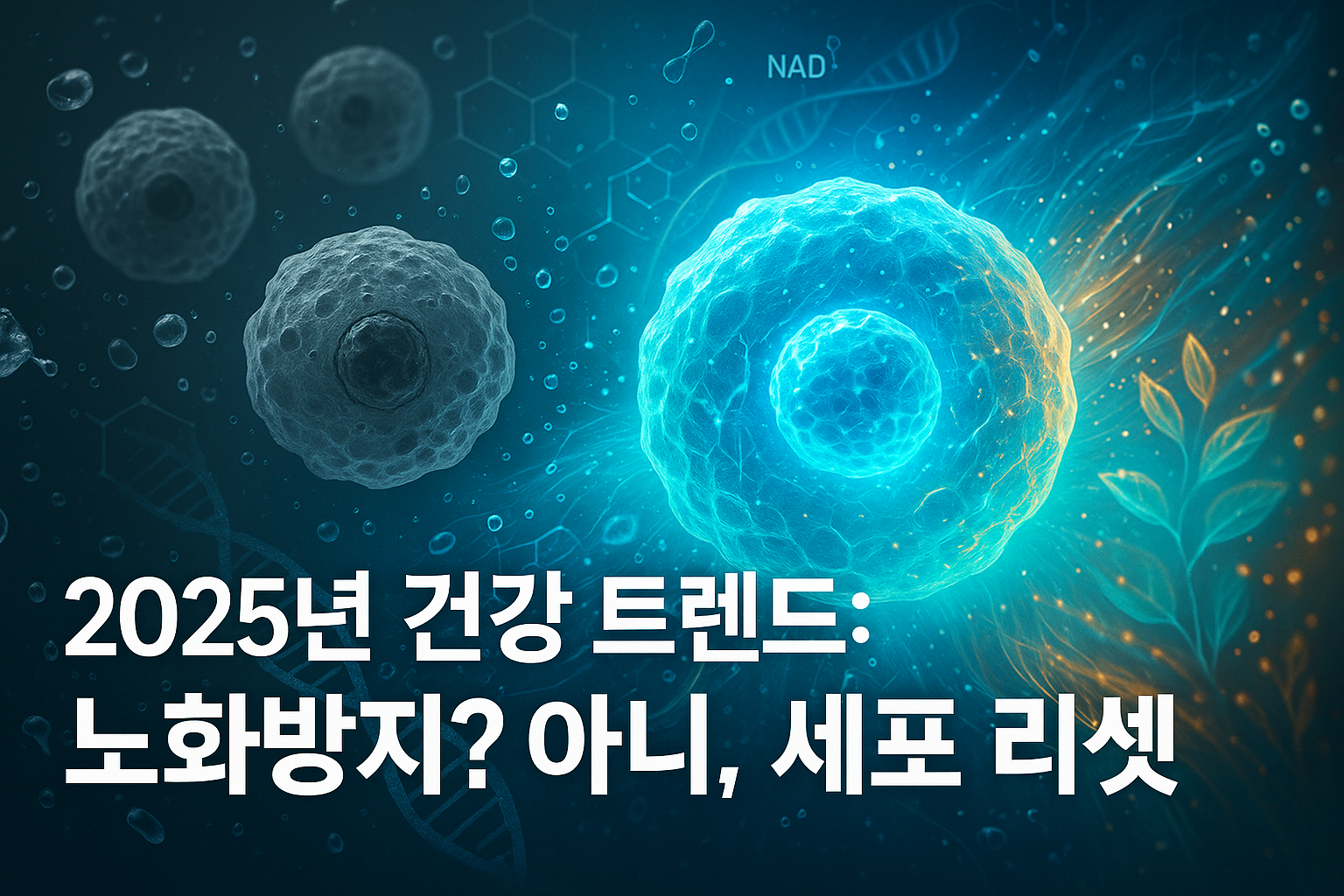 세포 리셋 - 노화 방지