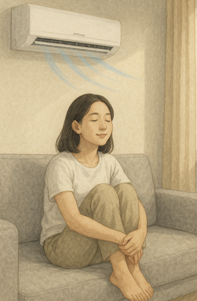 여름철 냉방병 주의보와 관련된 이미지