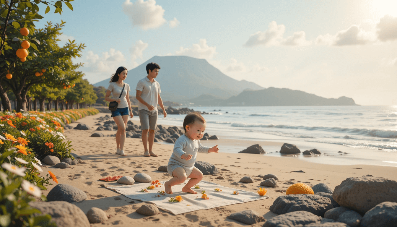 첫돌아기와 제주도 여행 관련 사진