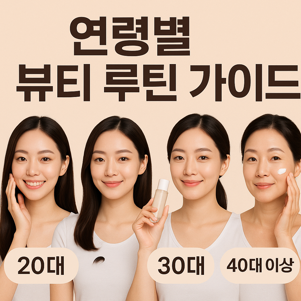 연령별 뷰티 루틴