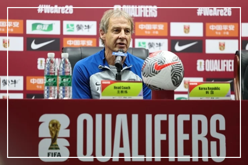 클린스만 감독 기자회견 이미지