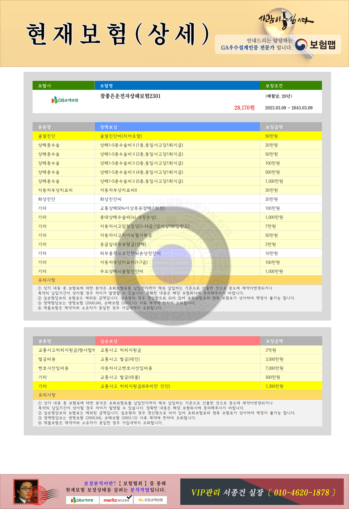 참좋은운전자상해보험