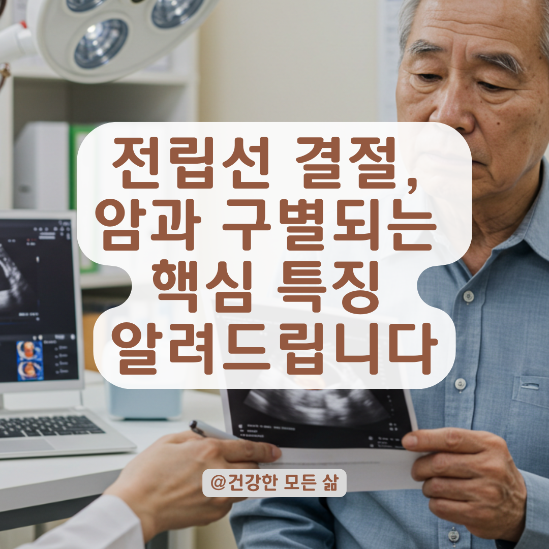고령 남성에게 흔한 전립선 결절, 암과 어떻게 다를까? 구별법 총정리.