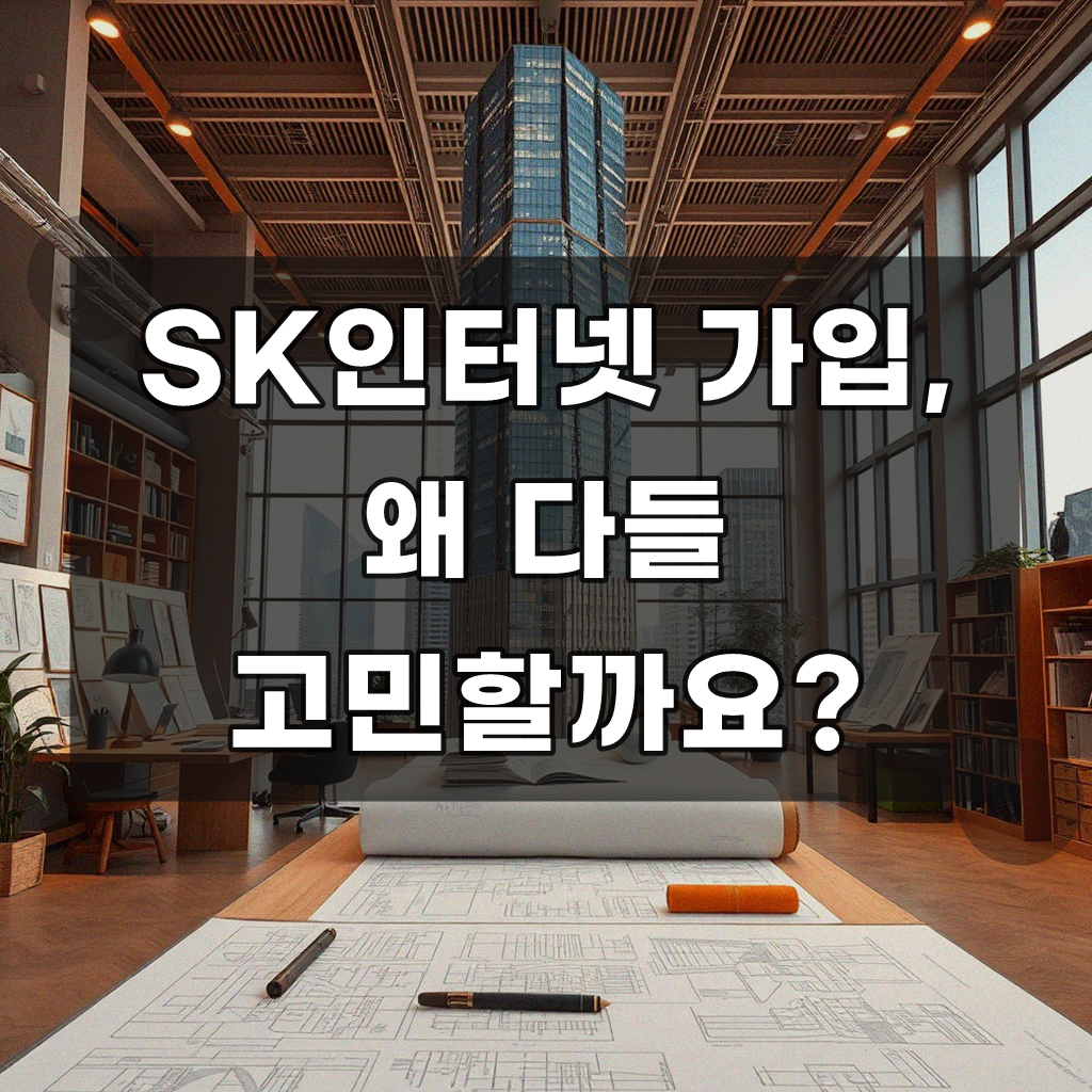 SK인터넷가입, 어디서 해야 후회 없을까