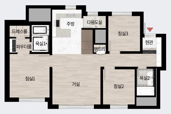 84 OA타입 평면도