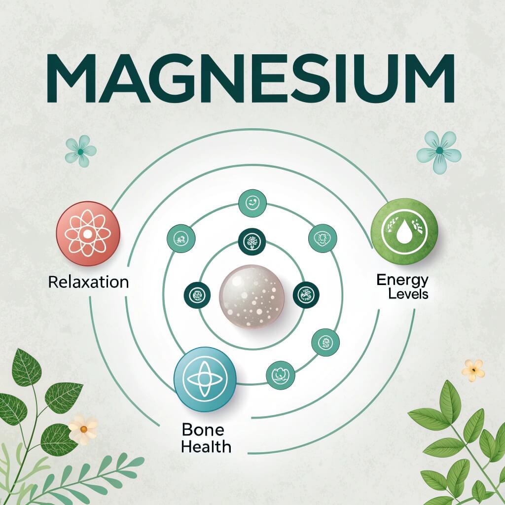 마그네슘의 건강상 이점과 결핍 시 나타나는 증상들