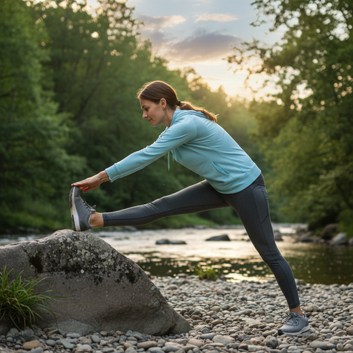 계단 운동 사진