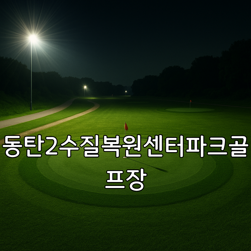 동탄2수질복원센터파크골프장