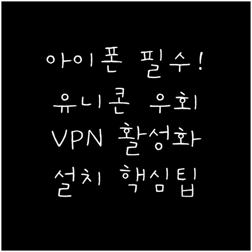 아이폰 우회 앱 유니콘 HTTPS 설..