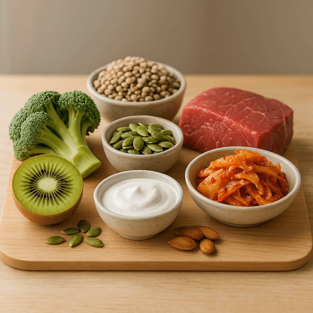 백혈구 수치 올리는 음식 - 비타민 C, 비타민 E, 아연, 철분, 프로바이오틱스 등