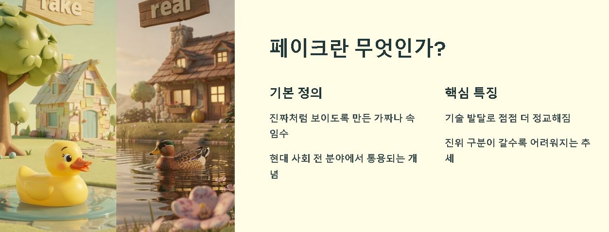 페이크 뜻