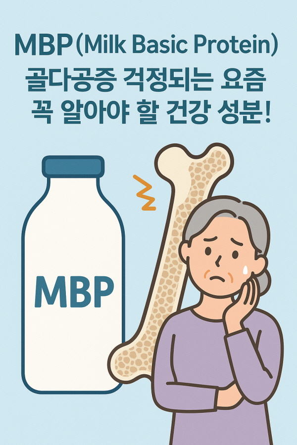 골다공증 걱정되는 요즘 꼭 알아야 할 건강 성분 mbp/gpt