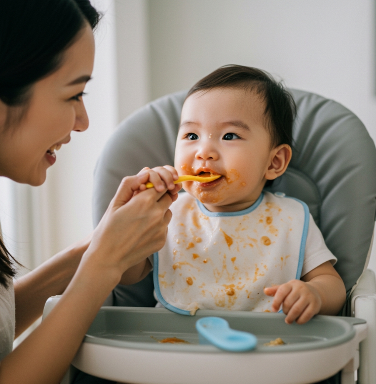6~7개월: 이유식 시작! 바빠진다