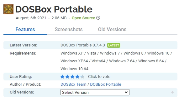 DOSBox-Portable