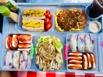 야외 도시락 사진 1