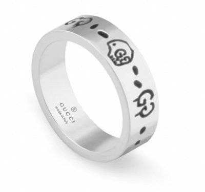 구찌 고스트 실버 링