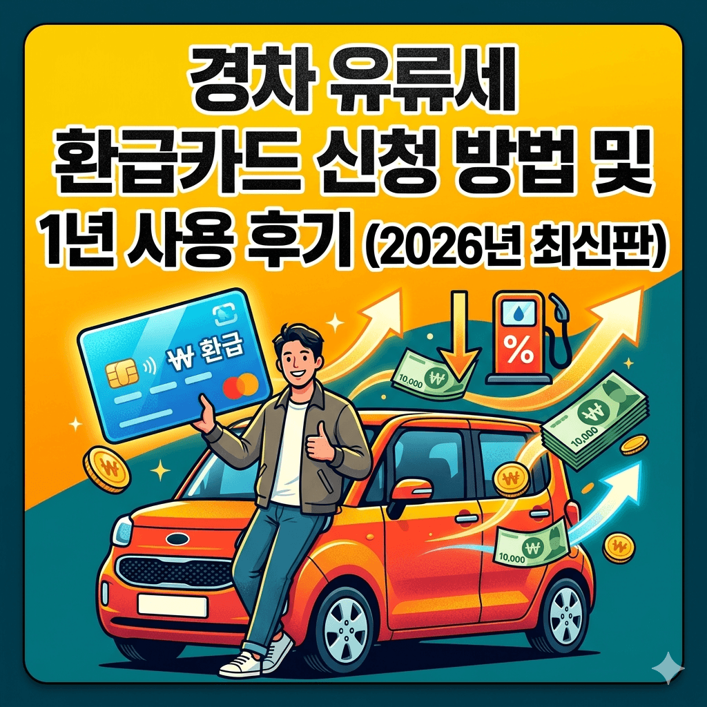 경차 유류세 환급카드 신청 방법
