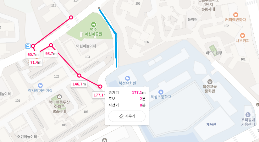 북성 유치원 위치