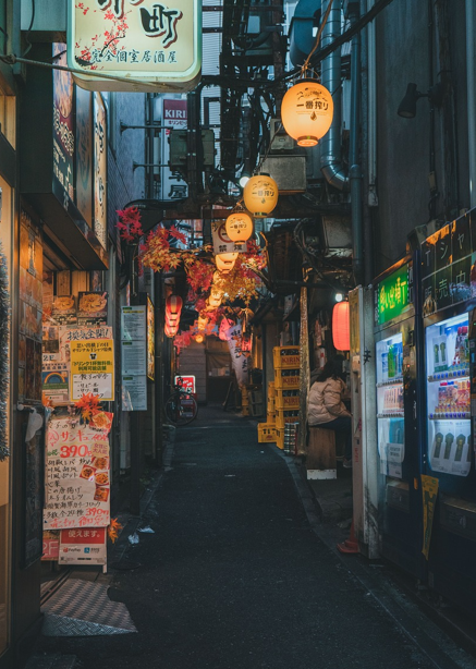 일본 골목 사진