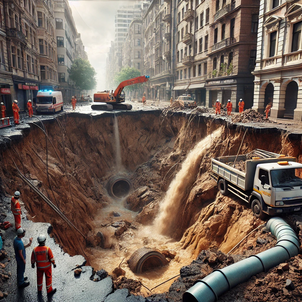 싱크홀 발생 원인 정리: 자연현상부터 인공구조물까지
