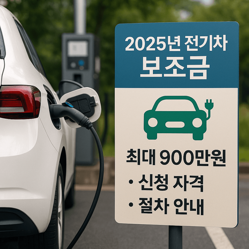 2025년 전기차 보조금 최신 정보