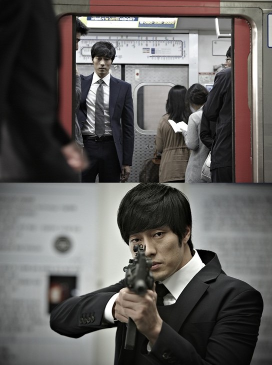 2012년 개봉한 소지섭 주연 영화 '회사원'의 장면들