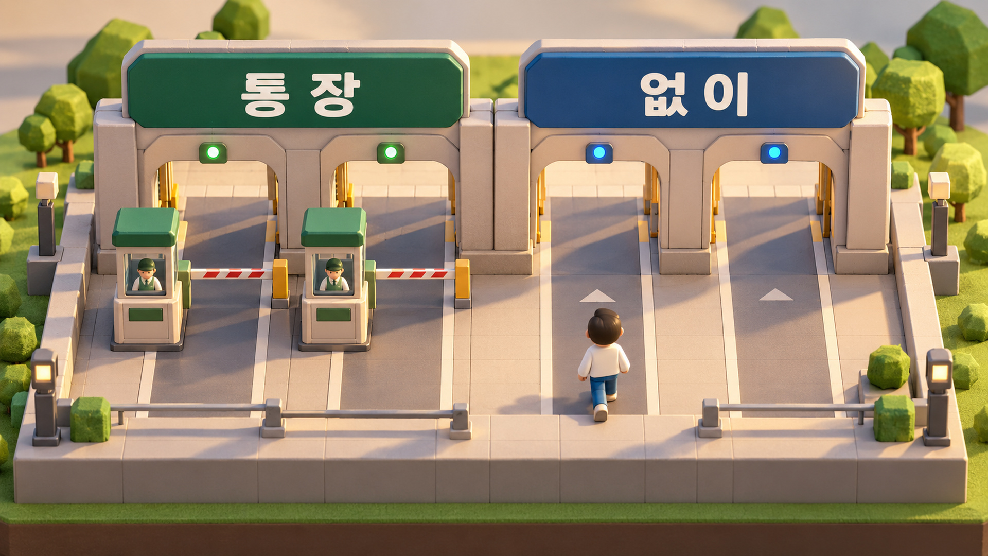 보는 쪽과 안 보는 쪽