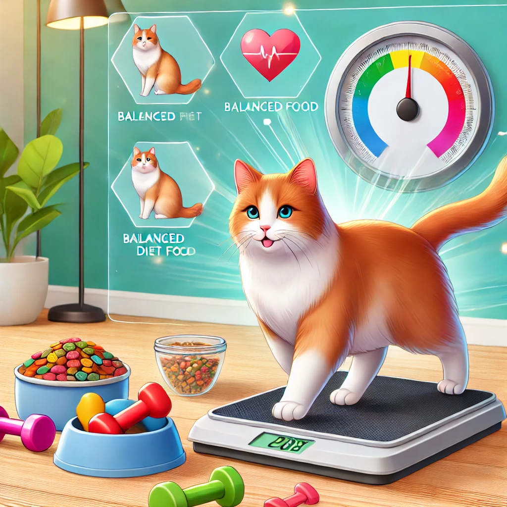 고양이의 건강한 체중 관리와 비만 예방법