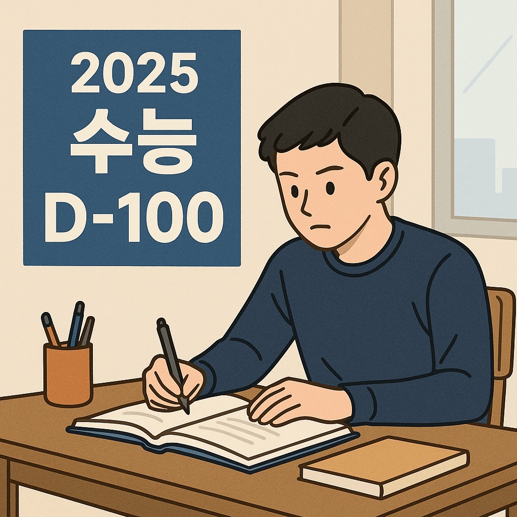 2025 수능 디데이 계산기 &ndash; D-102, 오늘부터 남은 시간 관리하세요!