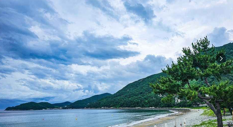 무슬목 해변 전경 사진