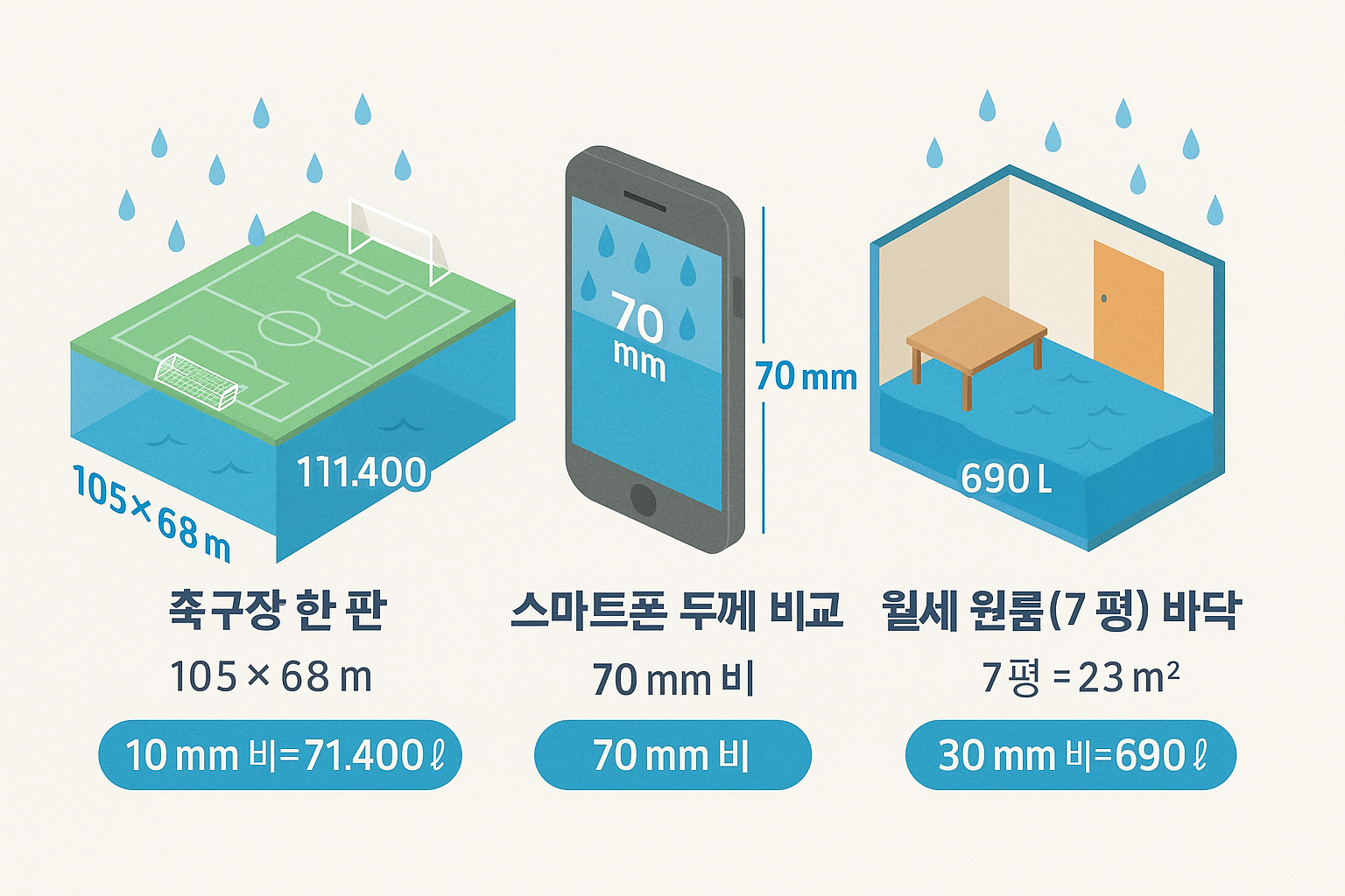 강수량 관련 사진