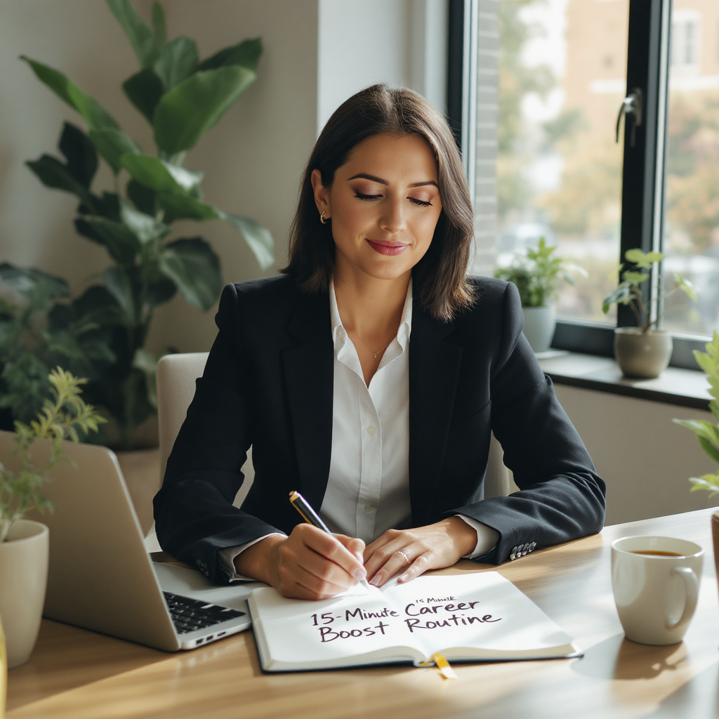 하루 15분 투자로 커리어 도약한 직장인 루틴