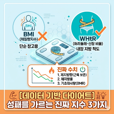 BMI는 가짜다? 체중 감량의 성패를 가르는 '진짜 지수' 3가지