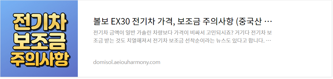 전기차 보조금 주의사항