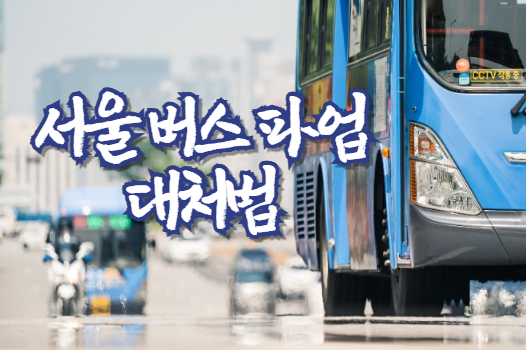 서울 버스파업 대처법