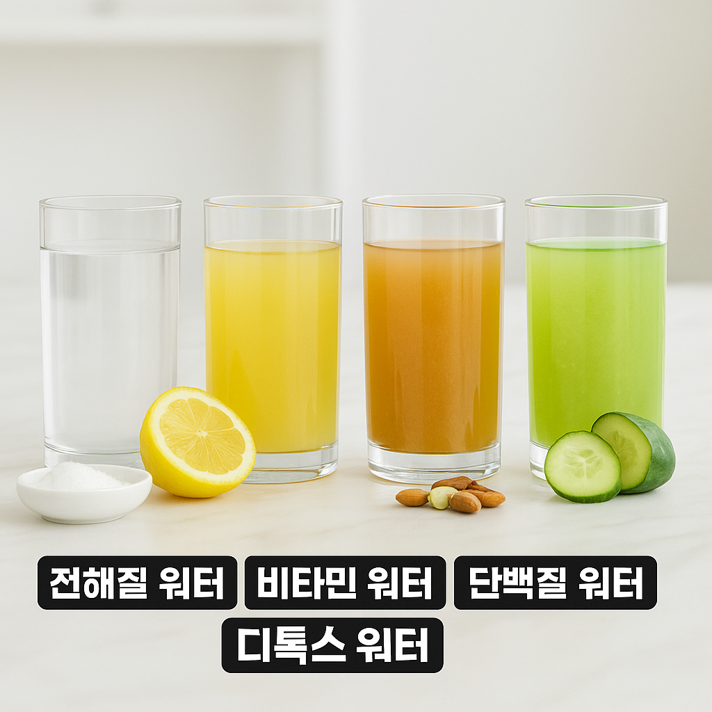 기능성 워터 만들기 - 물도 맞춤형 시대