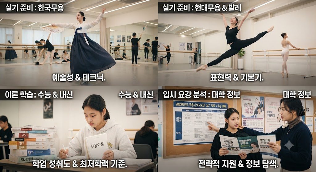무용과 대학 입시의 모든 것: 전공 선택부터 합격 전략까지 완벽 가이드