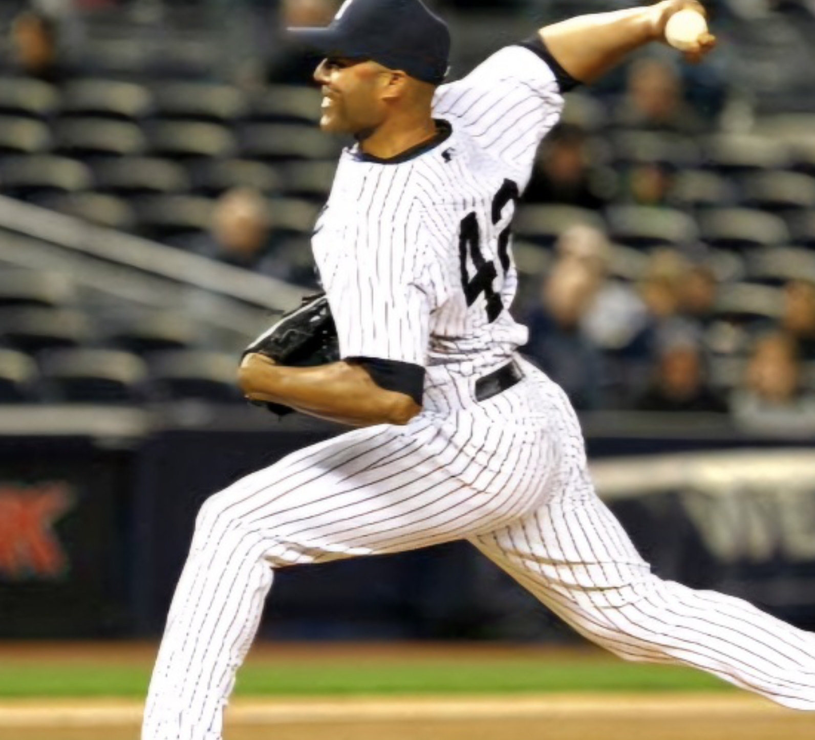 공을 던지고 있는 마리아노 리베라 선수