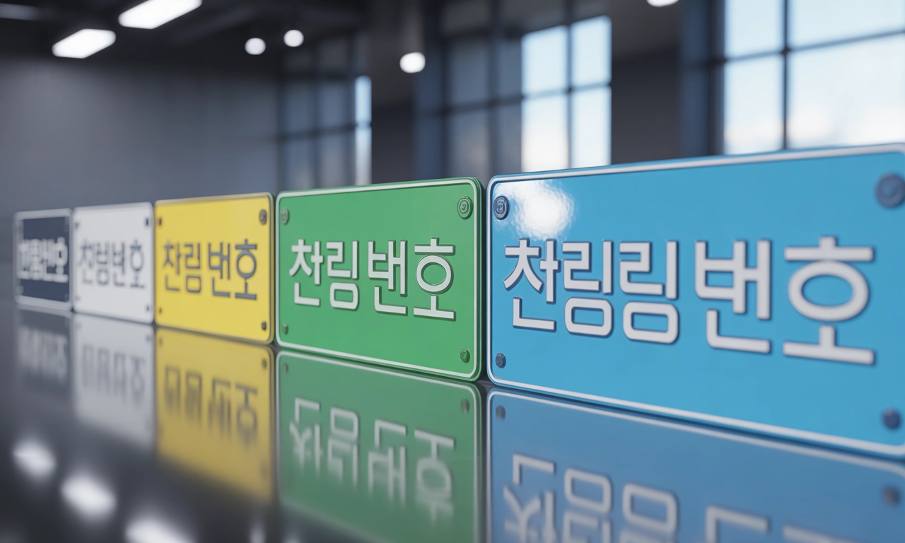 번호판규정2025