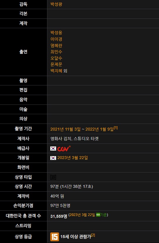 박성광 웅남이