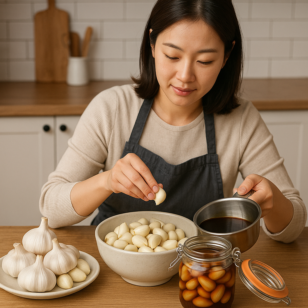 마늘장아찌 담그는 방법! 아삭하고 맛있게 오래 보관하는 꿀팁