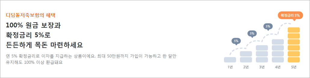 한화생명 디딤돌 저축보험 다이렉트보험