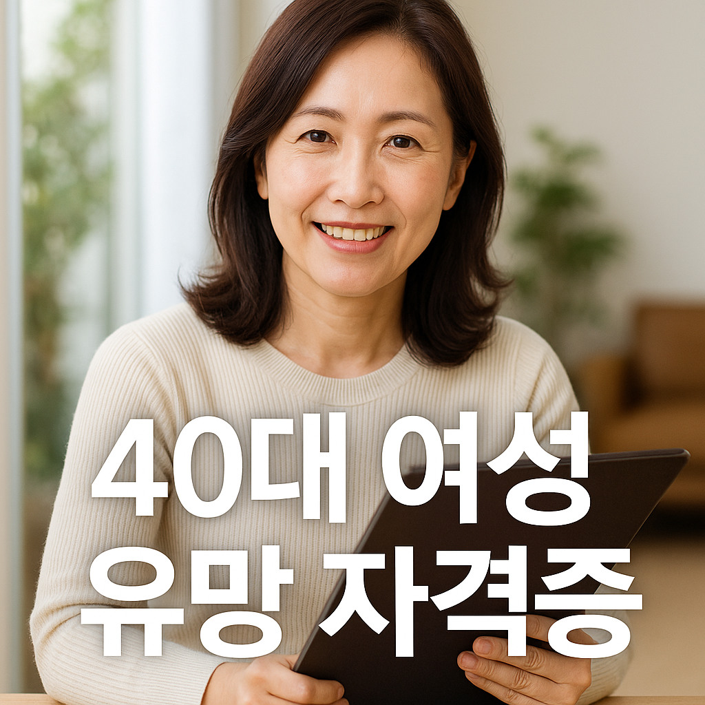 40대 여성 유망 자격증 사회복지사
