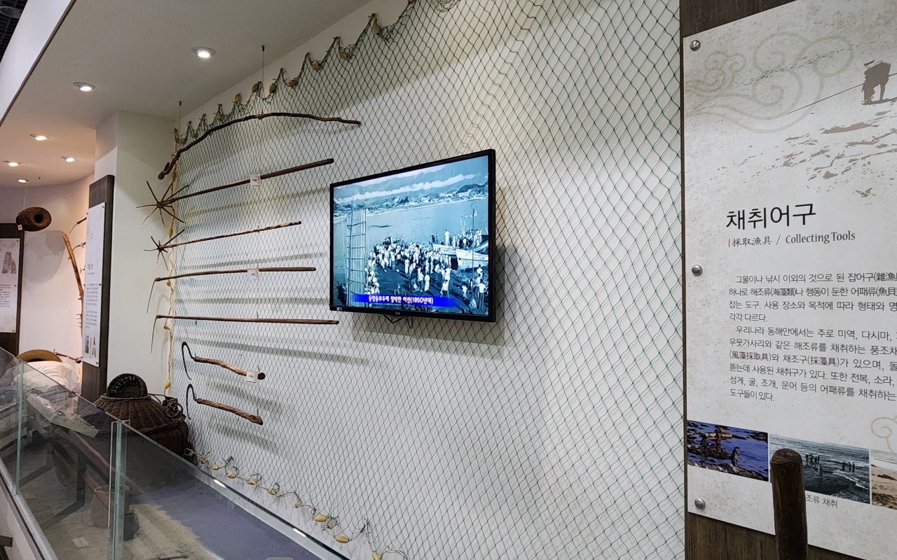 채취어구 전시