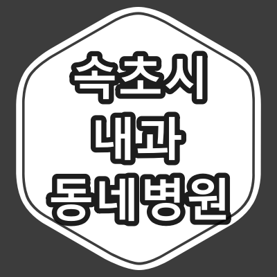 속초시 내과 전문의 진료 동네 병원