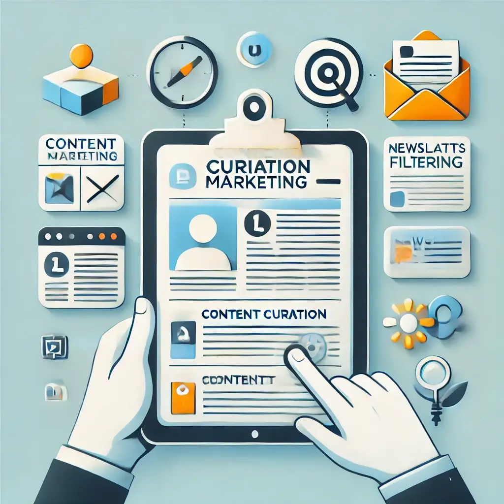 직접 만드는 대신 고급 콘텐츠를 선별해 유입과 전환을 높이는 전략