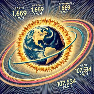 지구의 속도: 우리가 상상하지 못한 빠르기