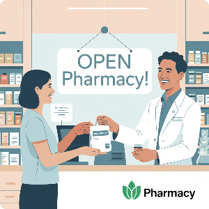 주말 문여는 약국 이미지